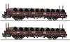 Roco 6600120 - ÖBB Set di carri con stanti ribaltabili 