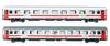 Rivarossi HR4287 - Trenitalia set carrozze tipo UIC-Z  Intecity Day di 2^ classe derivate