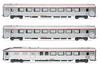 Jouef HJ4144 - SNCF Set 3 carrozze Set di tre carrozze tipo TEE Inox