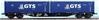 Acme 40417 - Carro intermodale GTS da 60 piedi con due bulk container 