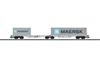 Trix 24801 - AAE Cargo AG Carro di Tipo Sggrss 80 con due container