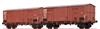 Brawa 48573 - FS set di 2 carri merci chiusi Ep. III