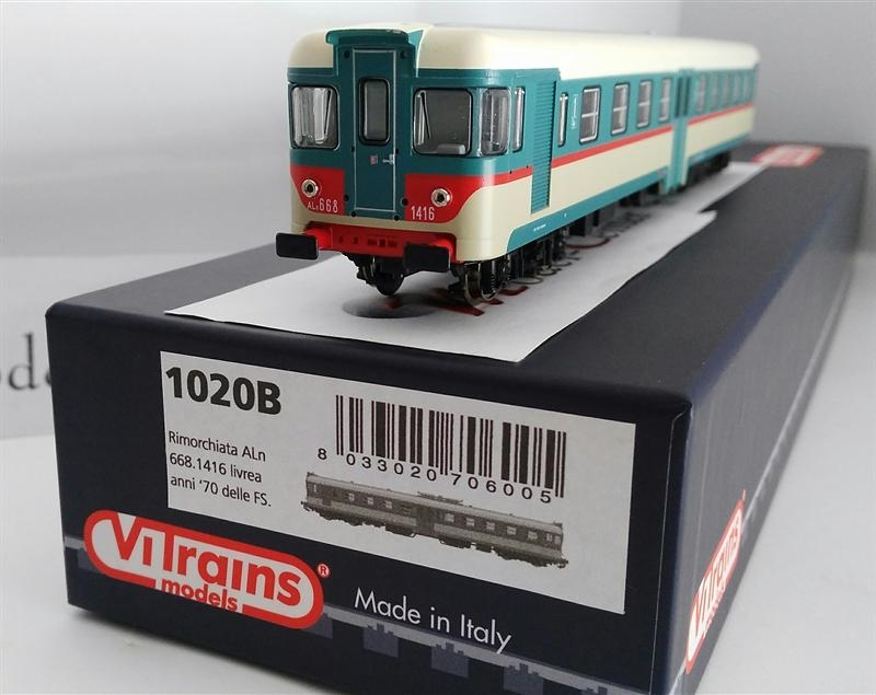 EP.IVb ViTrains VITRAINS 1020 SCALA H0 1/87 SET 2 AUTOMOTRICI  ALn 668.1409-1416 FS 